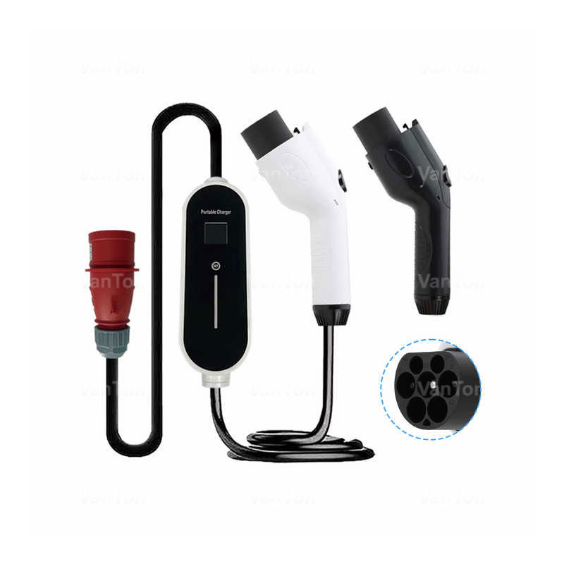 11kW GBT 휴대용 EV 충전기